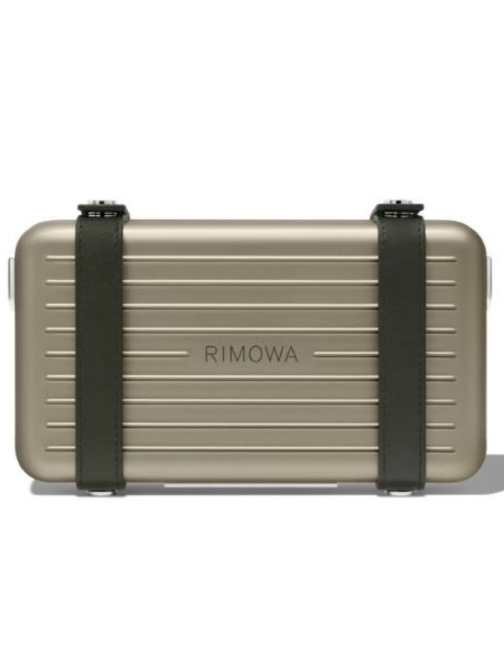 RIMOWA Personal — Aluminum Cross-Body Bag, Titanium
